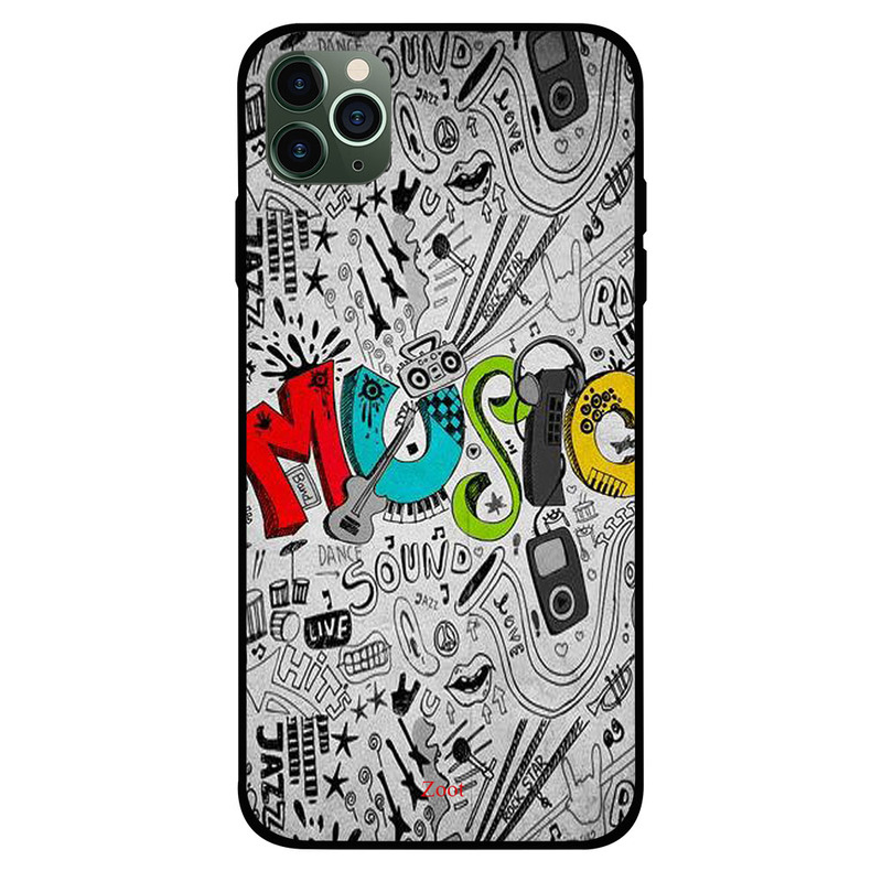 

Zoot Apple iPhone 11 Pro Max Mobile Phone Back Cover, Music Hits