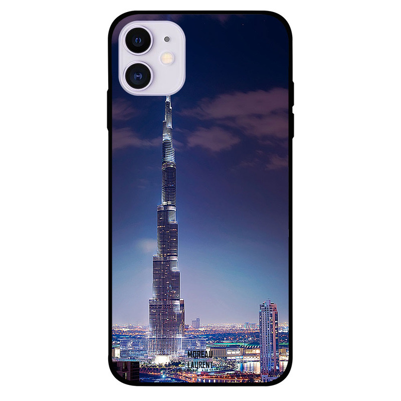 

Moreau Laurent Apple iPhone 11 Mobile Phone Back Cover, Burj Khalifa Lightup