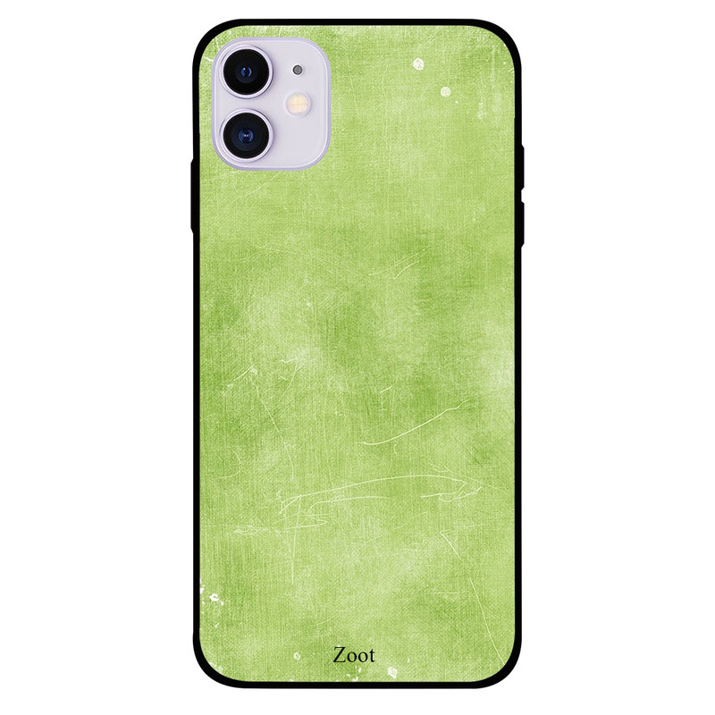 

Zoot Apple iPhone 11 Mobile Phone Back Cover, Green Old Pattern