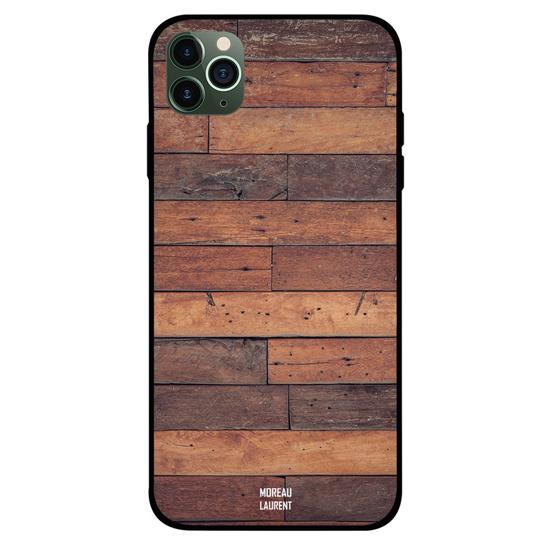 

Moreau Laurent Apple iPhone 11 Pro Mobile Phone Back Cover, Vintage Woods Wall Pattern