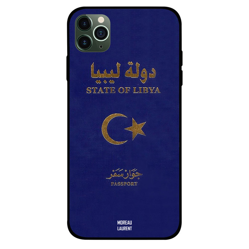 

Moreau Laurent Apple iPhone 11 Pro Max Mobile Phone Back Cover, Libya Passport