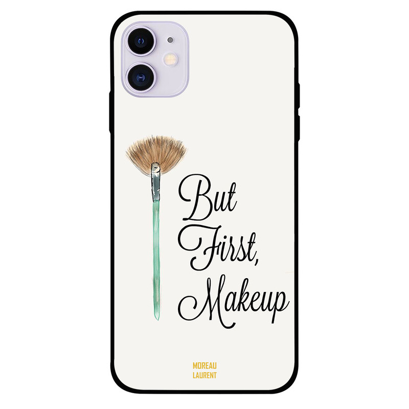 

Moreau Laurent Apple iPhone 11 Mobile Phone Back Cover, But First Makeup
