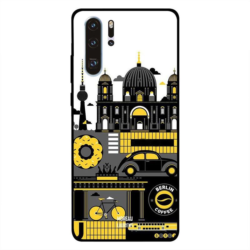 

Moreau Laurent Huawei P30 Pro Mobile Phone Back Cover, Berlin Coffee