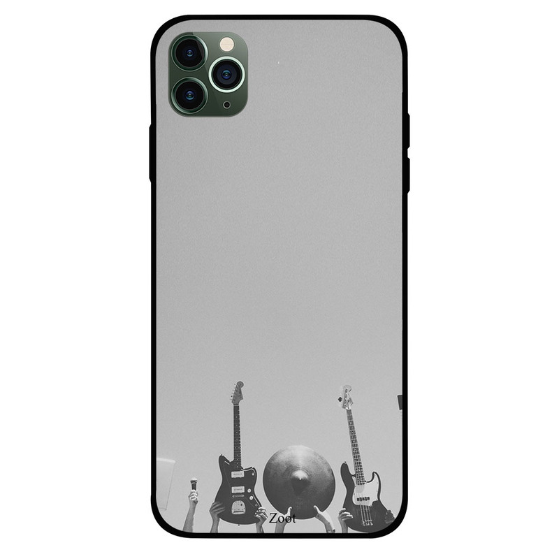 

Zoot Apple iPhone 11 Pro Max Mobile Phone Back Cover, Guitar Drums