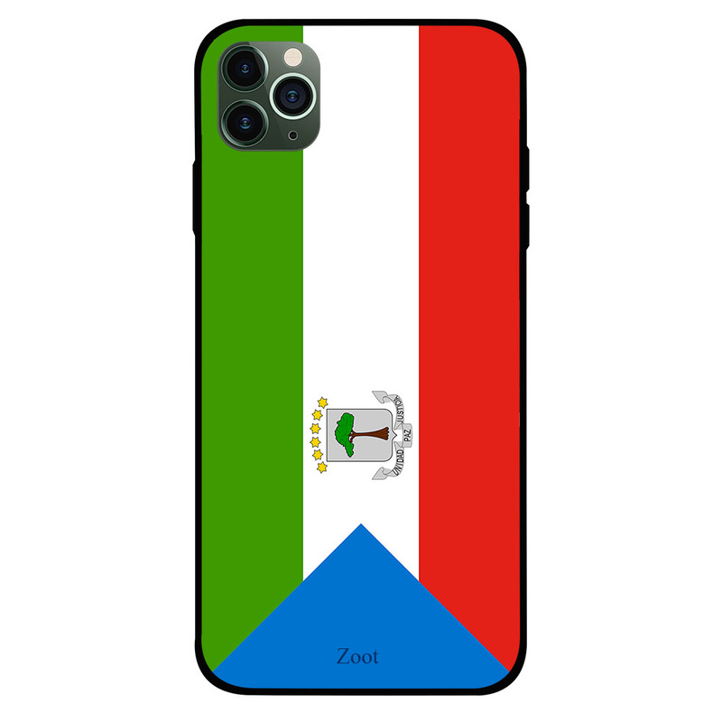 

Zoot Apple iPhone 11 Pro Mobile Phone Back Cover, Equatorial Guinea Flag