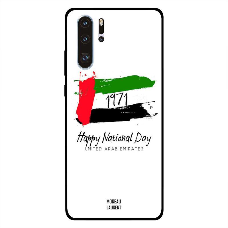 

Moreau Laurent Huawei P30 Pro Mobile Phone Back Cover, 1971 Happy National Day UAE Flag
