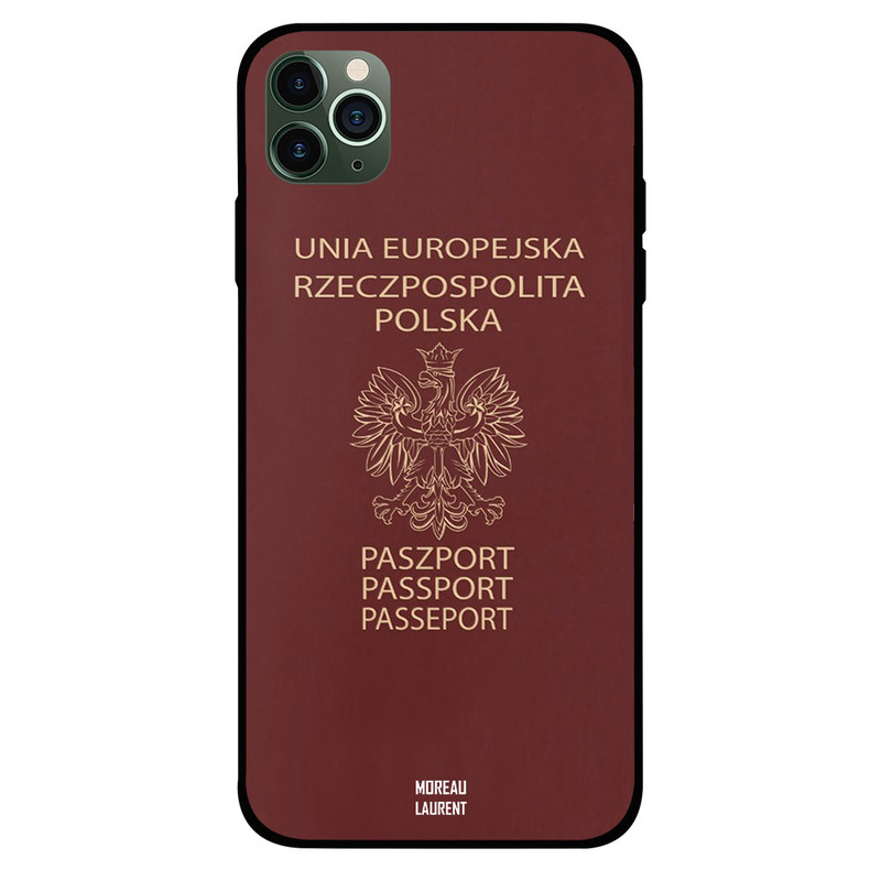 

Moreau Laurent Apple iPhone 11 Pro Mobile Phone Back Cover, Poland Passport