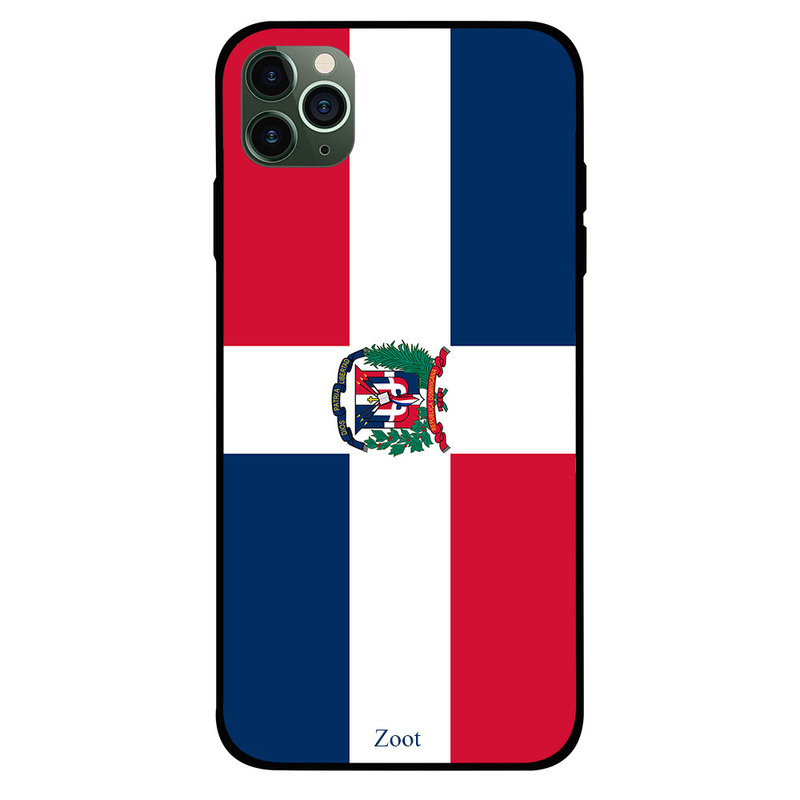 

Zoot Apple iPhone 11 Pro Max Mobile Phone Back Cover, Dominica Republic Flag