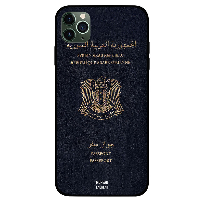 

Moreau Laurent Apple iPhone 11 Pro Max Mobile Phone Back Cover, Syria Passport