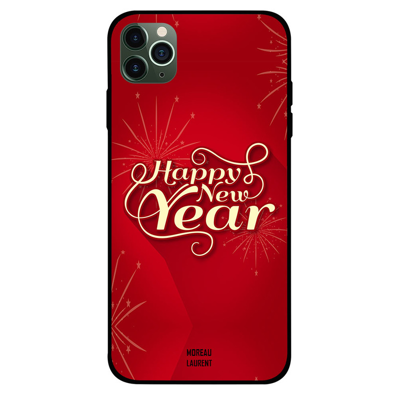 

Moreau Laurent Apple iPhone 11 Pro Mobile Phone Back Cover, Happy New Year Red