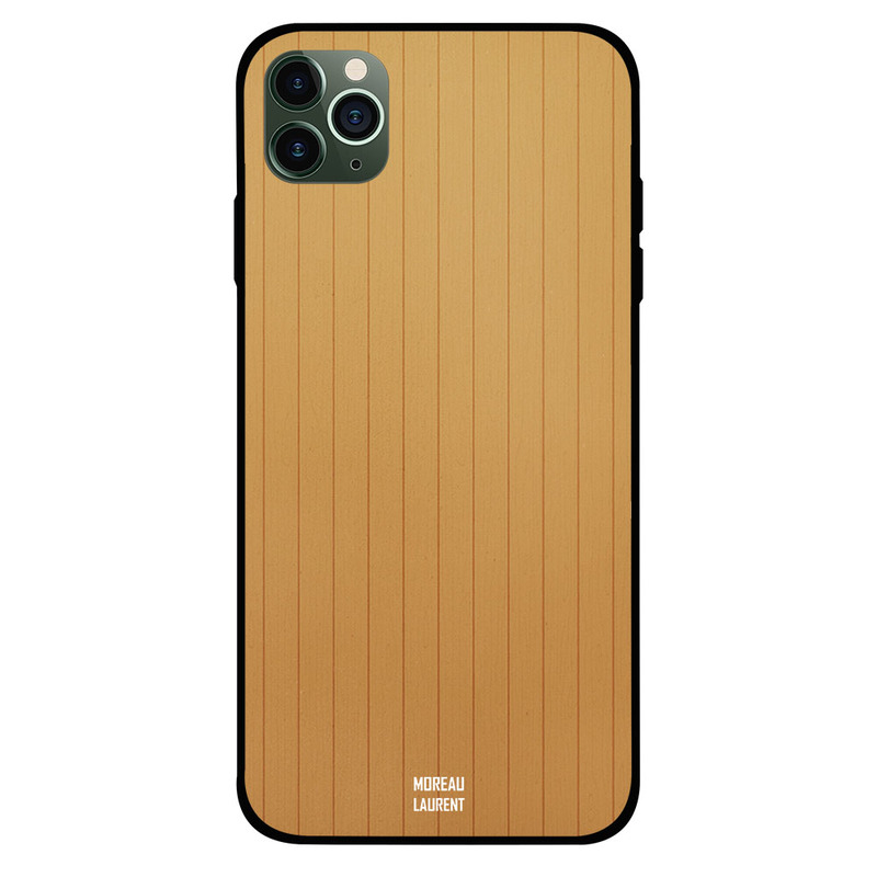 

Moreau Laurent Apple iPhone 11 Pro Mobile Phone Back Cover, Horizontal Lines Plywood pattern