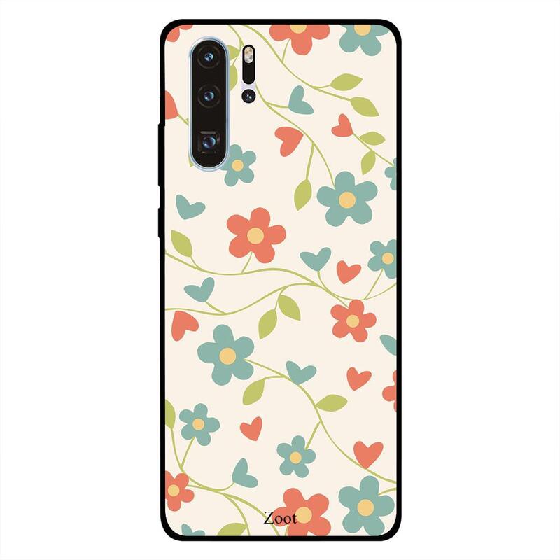 

Zoot Huawei P30 Pro Mobile Phone Back Cover, Floral Blue Orange
