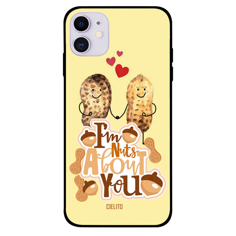 

Cielito Apple iPhone 11 Mobile Phone Back Cover, Nuts About You