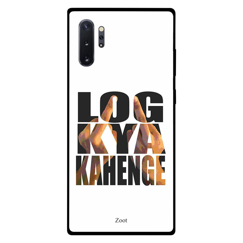 

Zoot Samsung Note Plus Mobile Phone Back Cover, Log Kya Kahenge