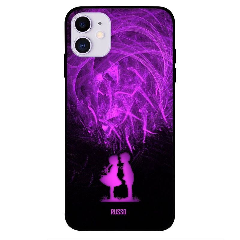 

Russo Apple iPhone 11 Mobile Phone Back Cover, Childhood Love