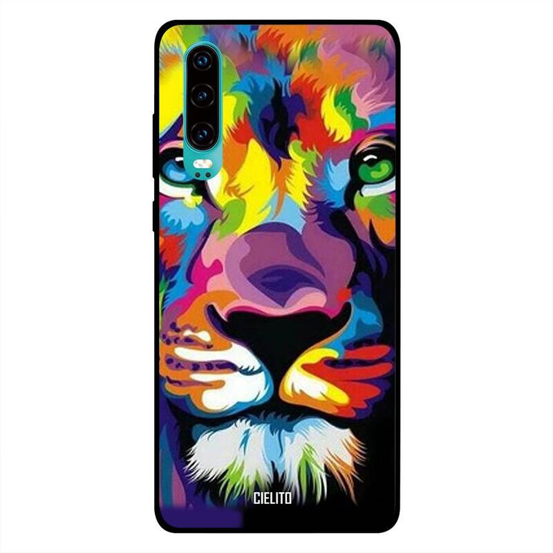 

Cielito Huawei P30 Mobile Phone Back Cover, Painted Lion