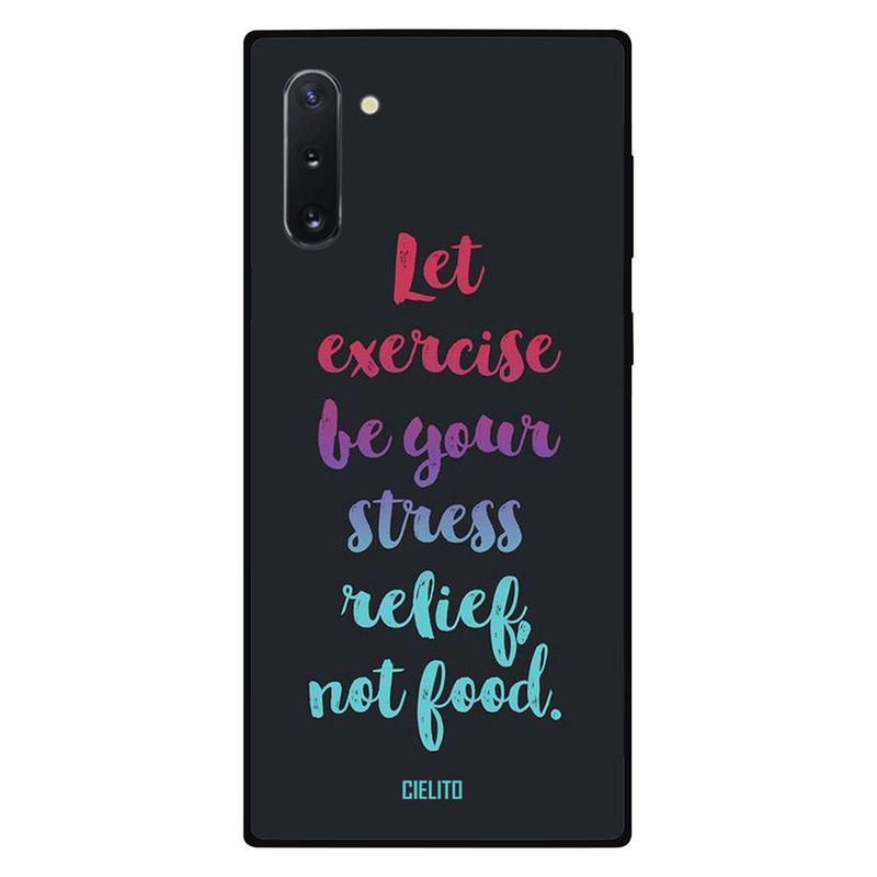 

Cielito Samsung Note 10 Mobile Phone Back Cover, Exercise And Food