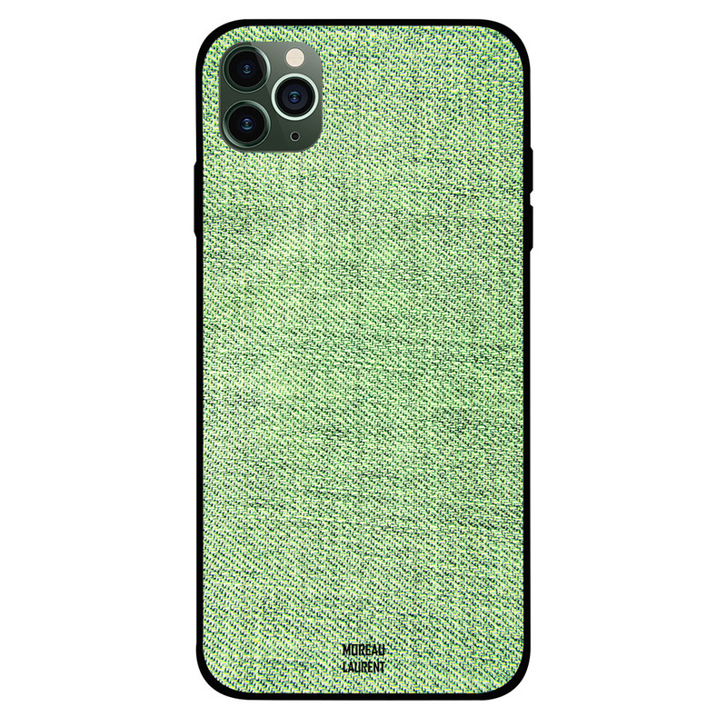 

Moreau Laurent Apple iPhone 11 Pro Mobile Phone Back Cover, Green Wool Pattern