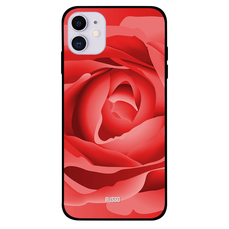 

Russo Apple iPhone 11 Mobile Phone Back Cover, Rose Vector