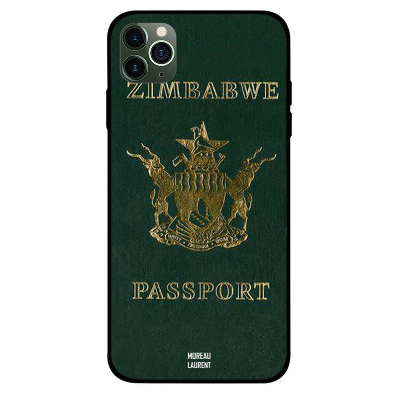 

Moreau Laurent Apple iPhone 11 Pro Max Mobile Phone Back Cover, Zimbabwe Passport