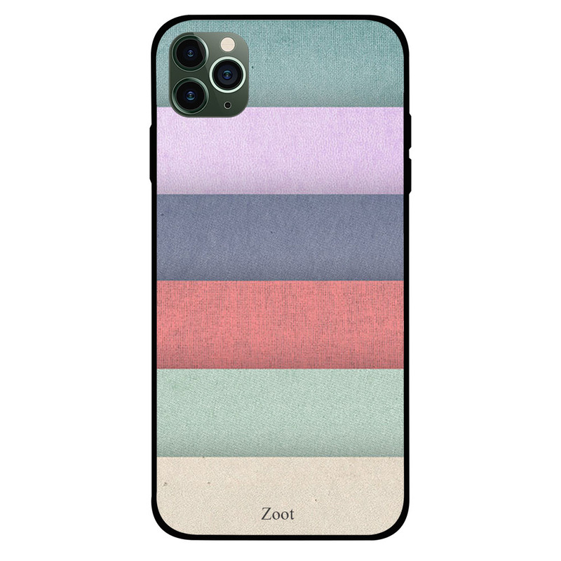 

Zoot Apple iPhone 11 Pro Mobile Phone Back Cover, Multi Colors Cloth Pattern 2
