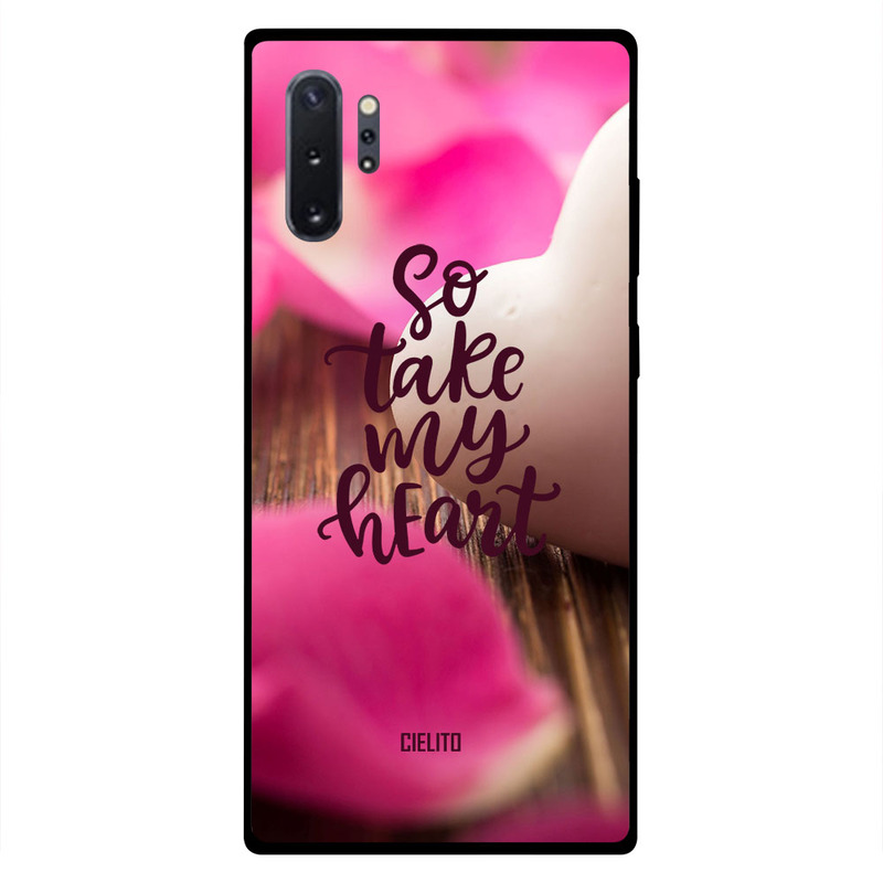 

Cielito Samsung Note Plus Mobile Phone Back Cover, Take My Heart