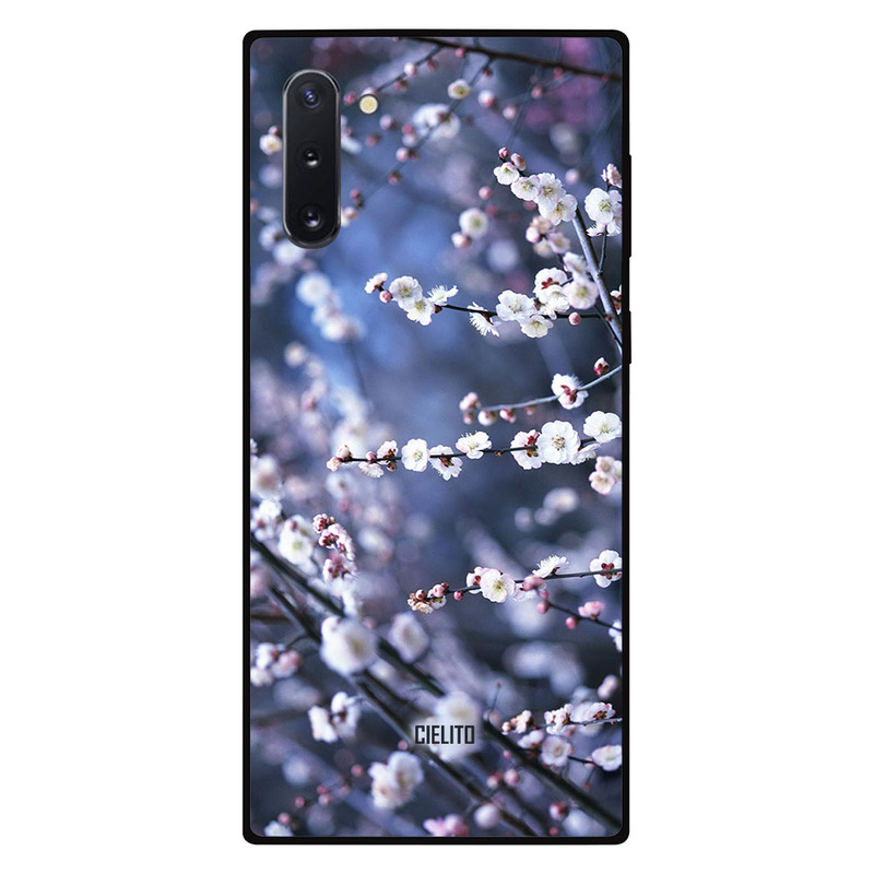 

Cielito Samsung Note 10 Mobile Phone Back Cover, White Small Florals