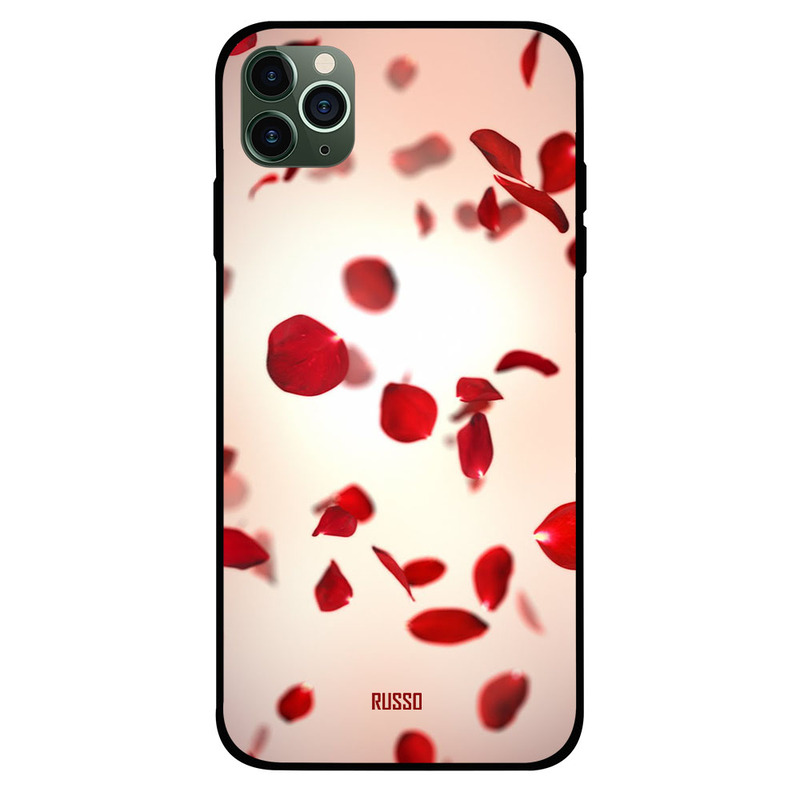 

Russo Apple iPhone 11 Pro Mobile Phone Back Cover, Rose Petals