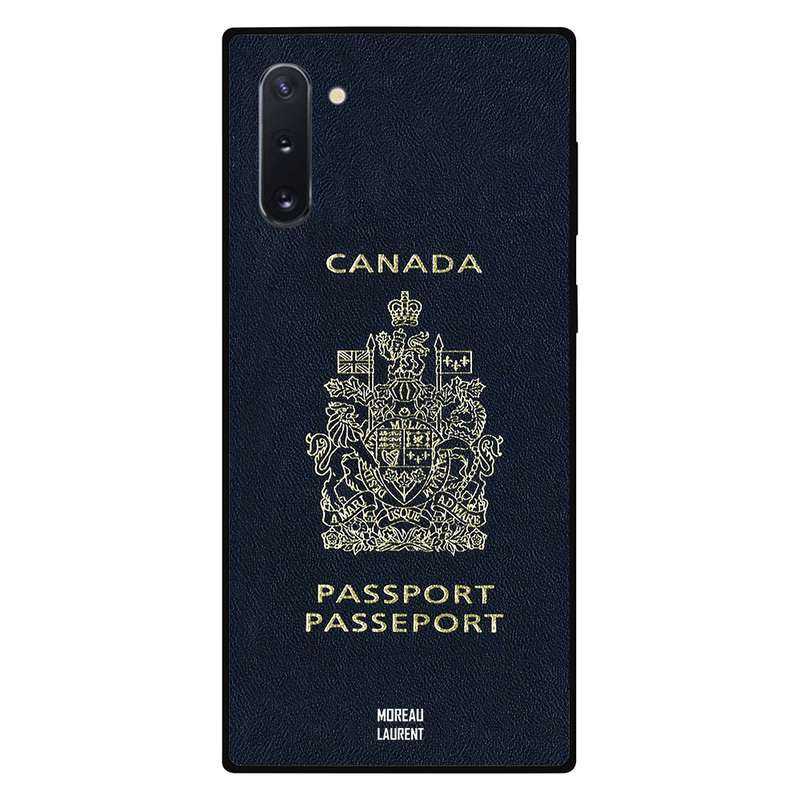 

Moreau Laurent Samsung Note 10 Mobile Phone Back Cover, Canada Passport