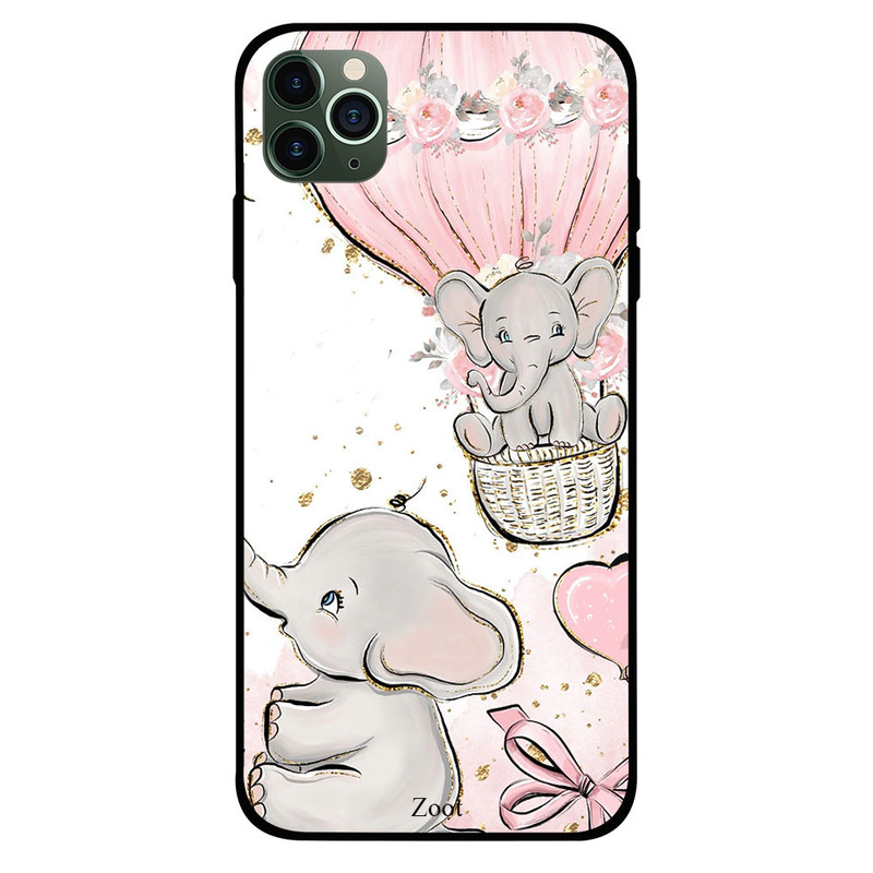 

Zoot Apple iPhone 11 Pro Max Mobile Phone Back Cover, Baby Elephant