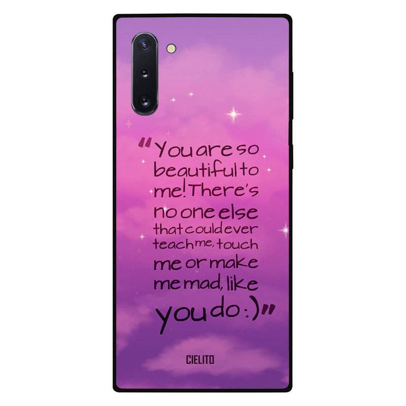 

Cielito Samsung Note 10 Mobile Phone Back Cover, U R So Beautiful To Me