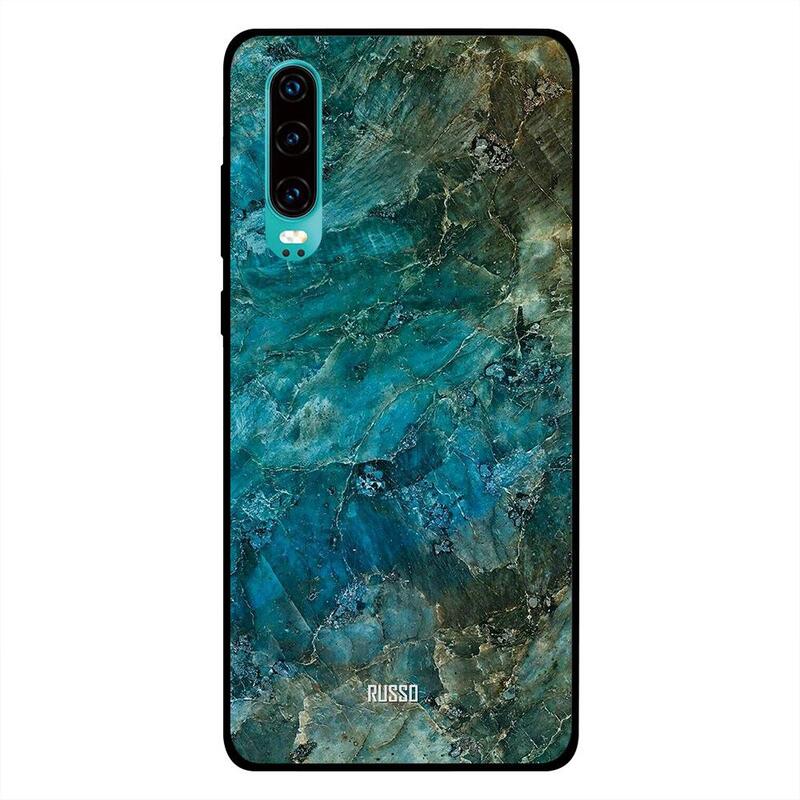 

Russo Huawei P30 Mobile Phone Back Cover, Diamond Square Shape Pattern