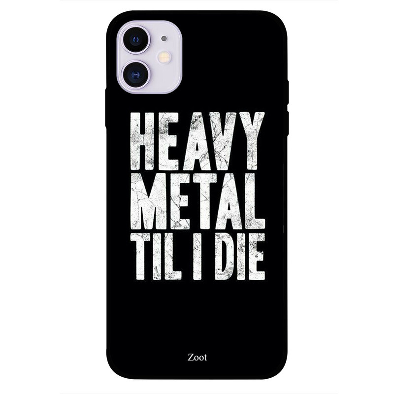 

Zoot Apple iPhone 11 Mobile Phone Back Cover, Heavy Metal