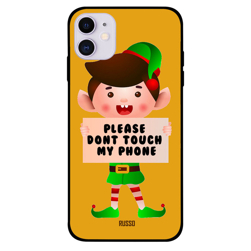 

Russo Apple iPhone 11 Mobile Phone Back Cover, Elf Message