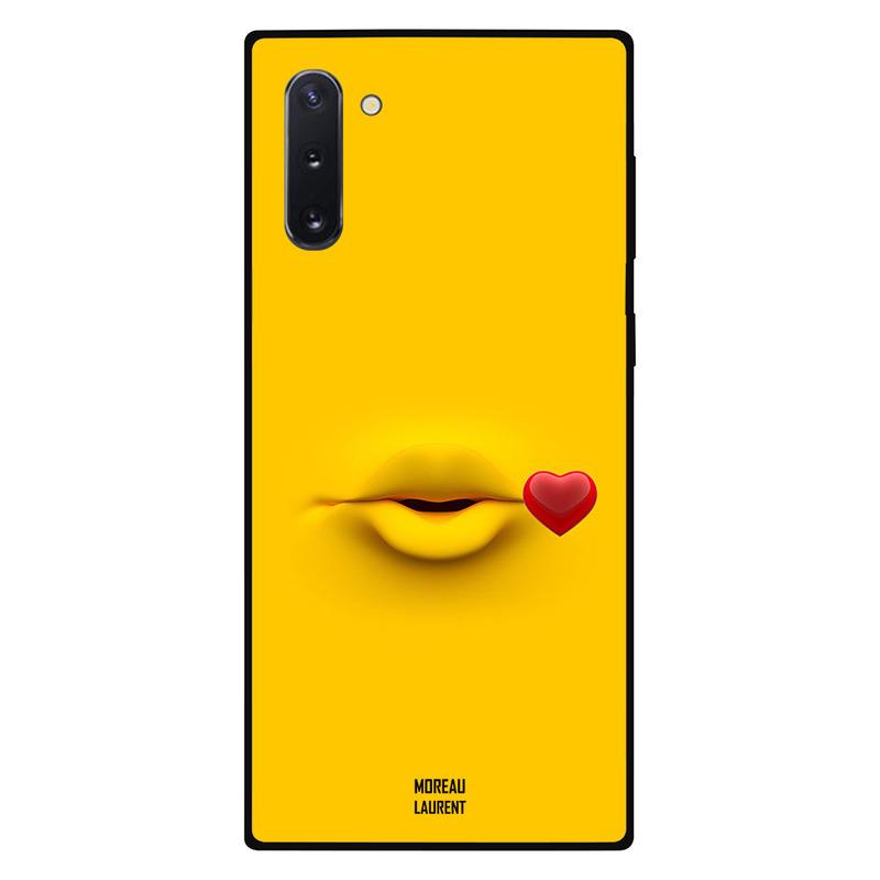 

Moreau Laurent Samsung Note 10 Mobile Phone Back Cover, Kiss Full Yellow