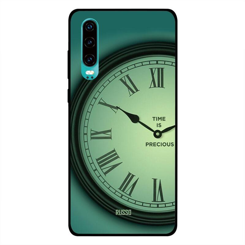 

Russo Huawei P30 Mobile Phone Back Cover, Time Is Precious