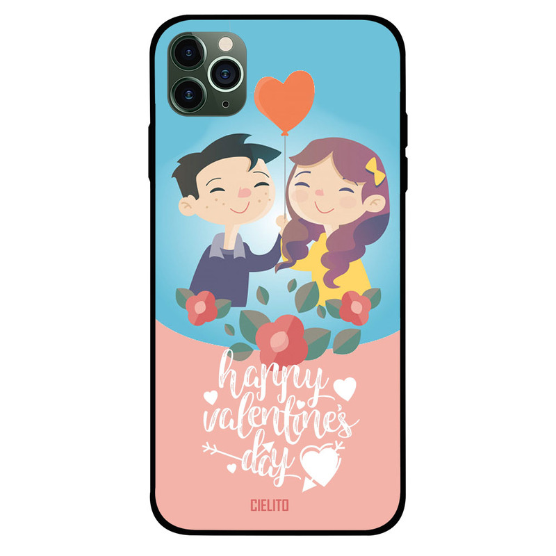 

Cielito Apple iPhone 11 Pro Max Mobile Phone Back Cover, Happy Valentines