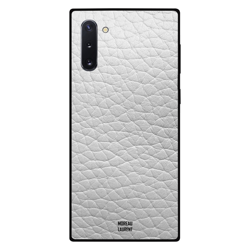 

Moreau Laurent Samsung Note 10 Mobile Phone Back Cover, White Leather Pattern