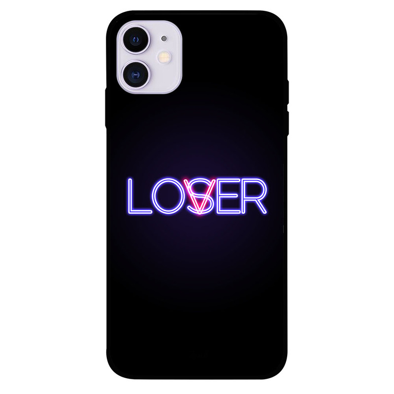 

Zoot Apple iPhone 11 Mobile Phone Back Cover, Lover Or Loser