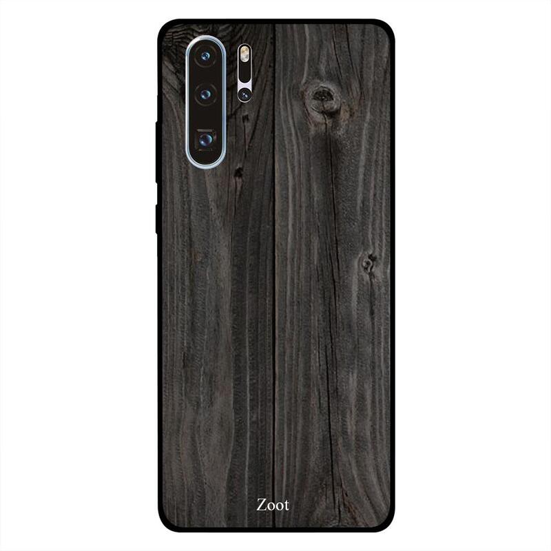 

Zoot Huawei P30 Pro Mobile Phone Back Cover, Wooden Black Horizental Lines
