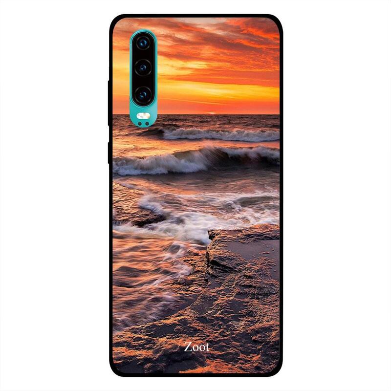 

Zoot Huawei P30 Mobile Phone Back Cover, Ocean Waves