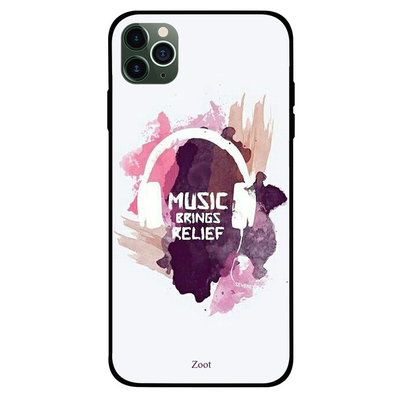 

Zoot Apple iPhone 11 Pro Mobile Phone Back Cover, Music Brings Relief