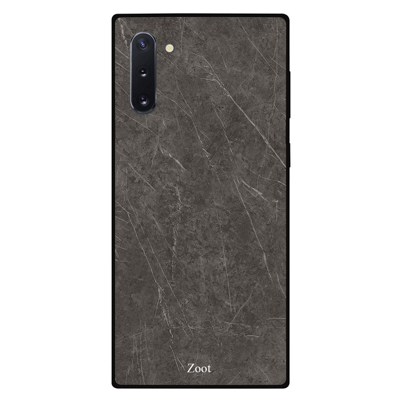 

Zoot Samsung Note 10 Mobile Phone Back Cover, Dark Grey Marbale