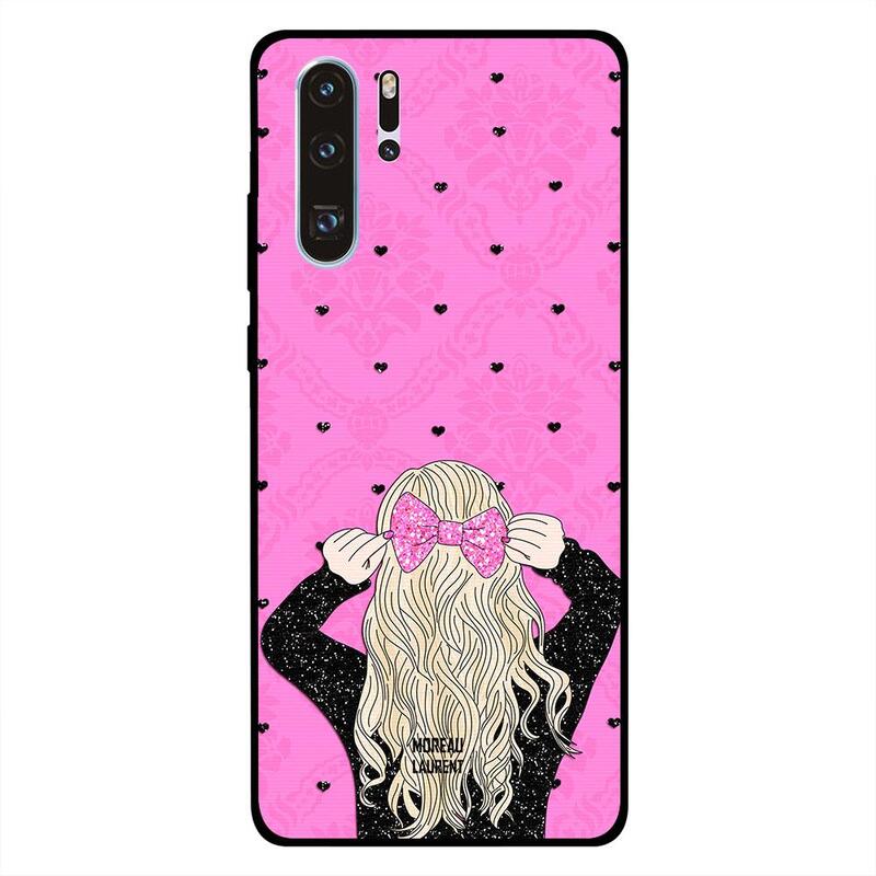 

Moreau Laurent Huawei P30 Pro Mobile Phone Back Cover, Pink Hairclip