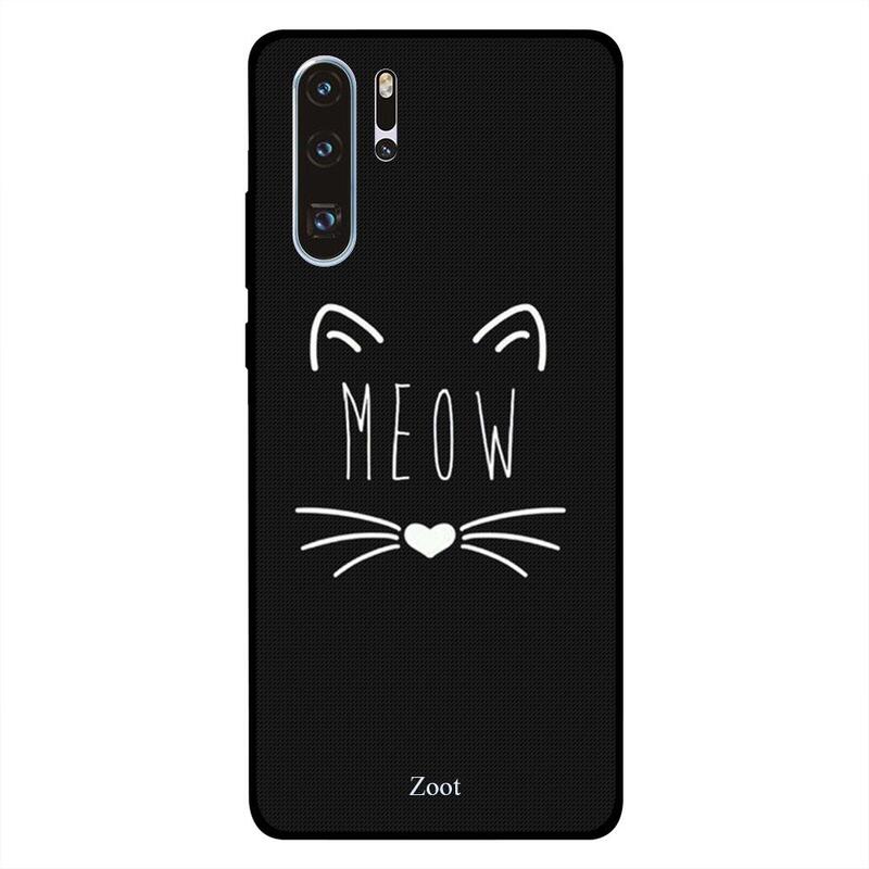 

Zoot Huawei P30 Pro Mobile Phone Back Cover, Meow