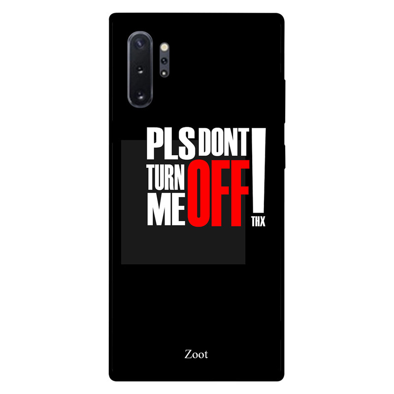 

Zoot Samsung Note Plus Mobile Phone Back Cover, Don't Turn Me Off