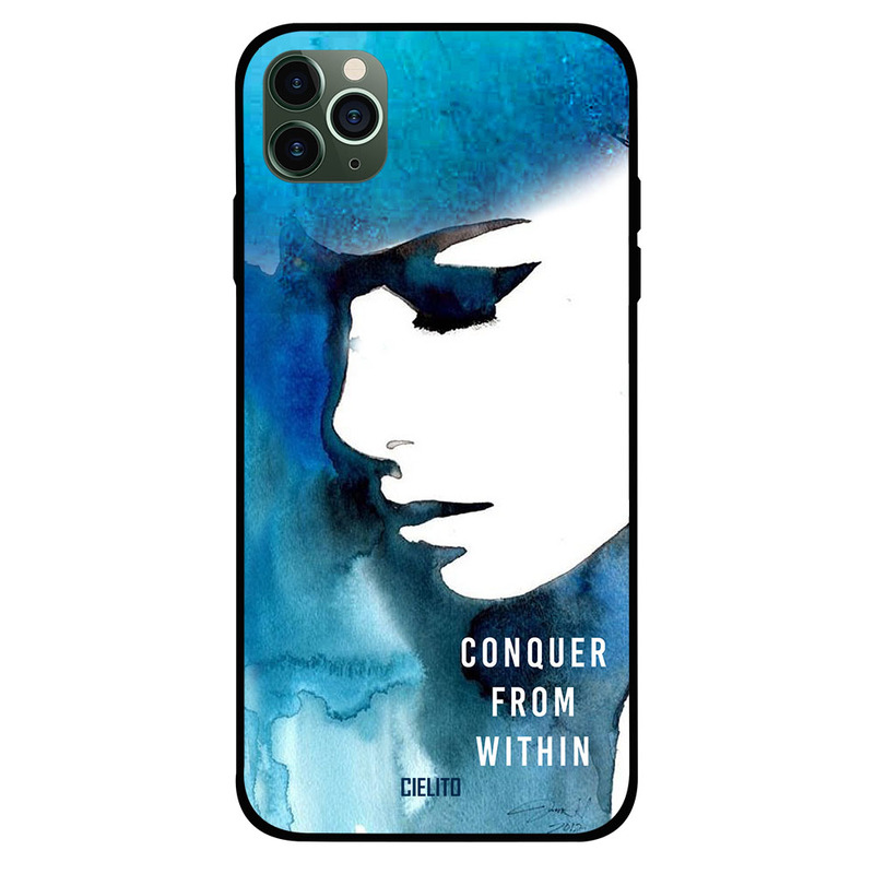 

Cielito Apple iPhone 11 Pro Max Mobile Phone Back Cover, Conquer From Within