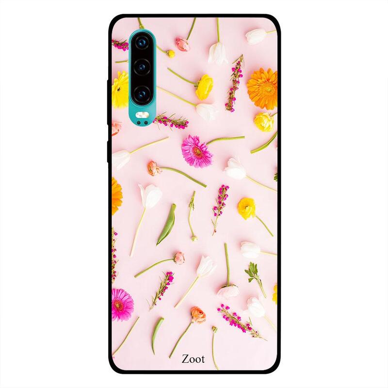 

Zoot Huawei P30 Mobile Phone Back Cover, Flowers