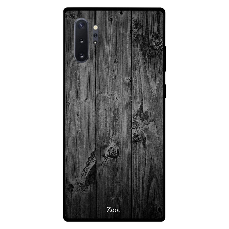 

Zoot Samsung Note Plus Mobile Phone Back Cover, Wooden Black Grey