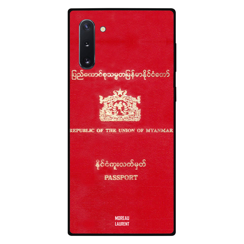 

Moreau Laurent Samsung Note 10 Mobile Phone Back Cover, Myanmar Passport